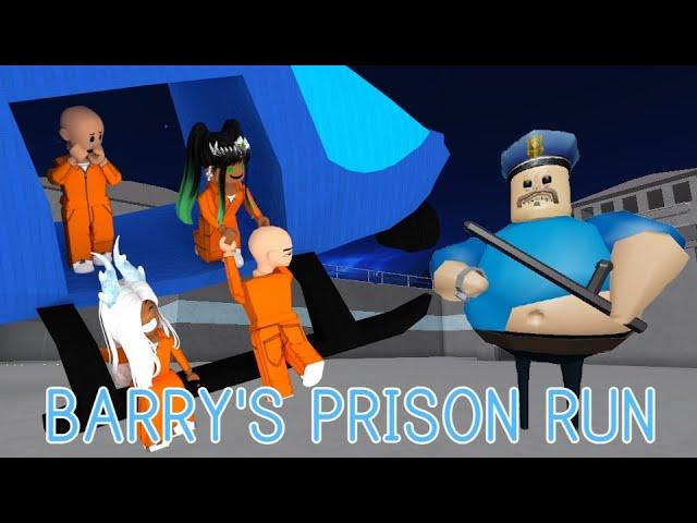 BOBBY AND PABLO PLAYING BARRY PRISON RUN ALL PARTS /w The Crystalline Gamerz | Roblox Funny Moments