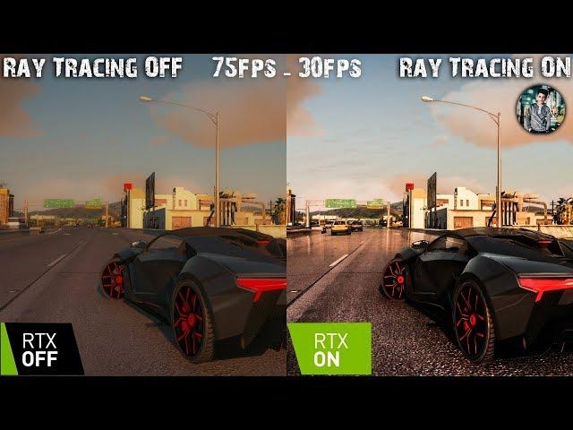 GTA V Ray Tracing ON vs OFF Benchmark + Gameplay Side By Side Comparison with FPS - (NVR)