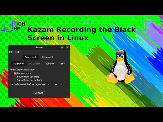 Kazam Recording the Black Screen in Linux