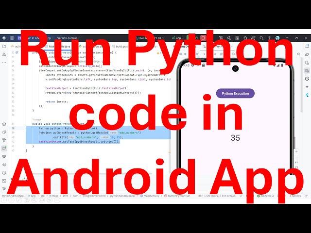 How to run Python code in Android App?