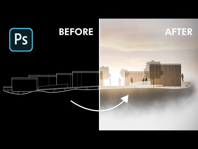 How to create a stunning ARCHITECTURE SECTION | Photoshop Tutorial