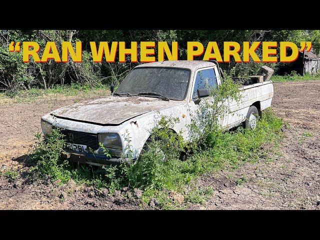 Peugeot 504 Pickup Abandoned For Years In A Field. Will It Run?