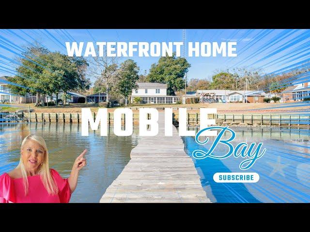 Waterfront home on Mobile, Bay| Home for sale on Mobile, Bay|Pier with boat lift