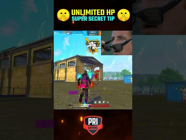 Unlimited HP New Secret Tips And Tricksin Garena Freefire #shorts #freefire | PRI GAMING