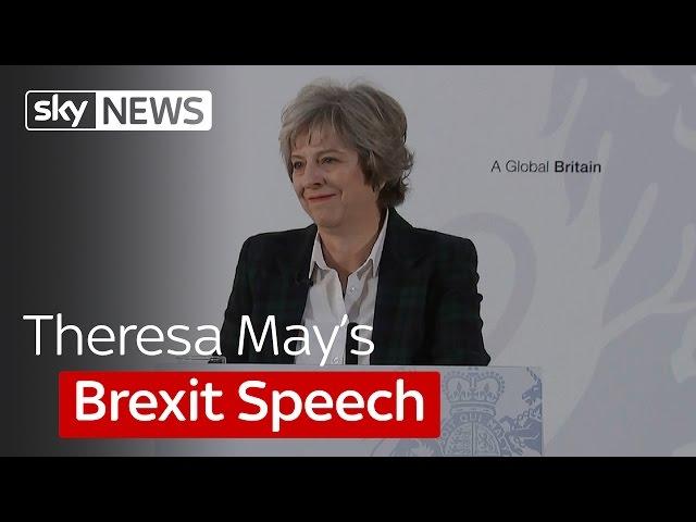 Theresa May's Brexit speech in full