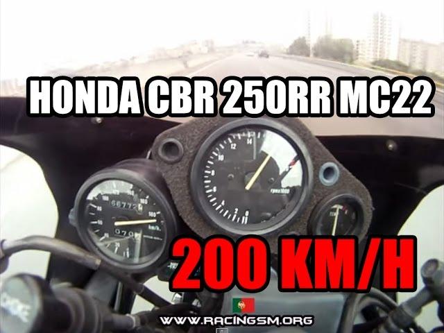 Honda CBR 250RR - TOP SPEED 200 km/h