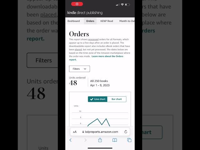 KDP Orders & Royalties Daily Update