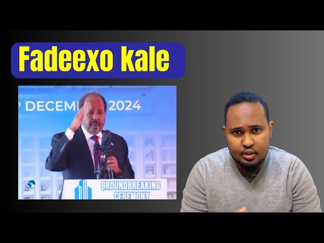 Hassan Sheikh oo Fadeexo kale dhextaagan!!