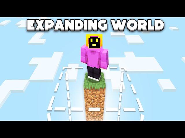 Minecraft But It's An Expanding World!