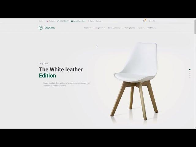 Modern - Furniture Store • PrestaShop Theme