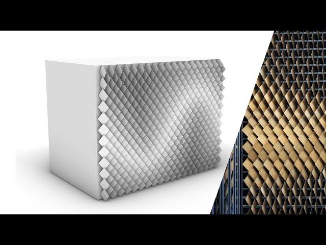 Adaptive facade |Parametric facade | grasshopper for Architecture tutorial