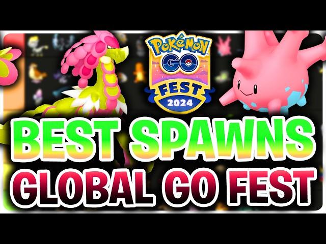 YOU HAVE TO PLAY THIS HOUR! RANKING *ALL SPAWNS* FOR THE GLOBAL GO FEST 2024 | POKEMON GO