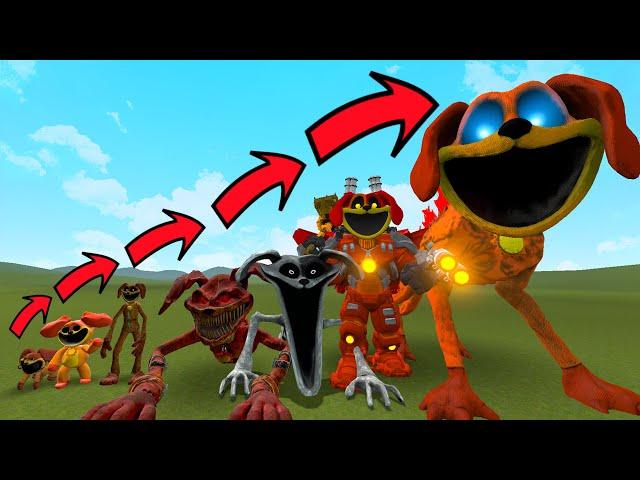 NEW EVOLUTION OF DOGDAY GODZILLA MONSTER SMILING CRITTERS (POPPY PLAYTIME CHAPTER 3) In Garry's Mod!