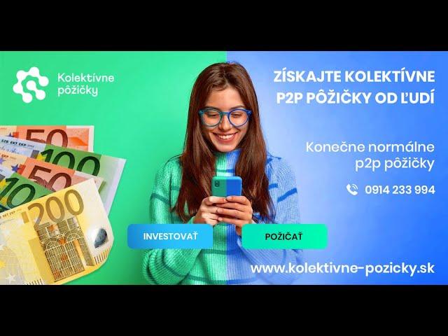 P2P pôžička od ľudí ľuďom. Kolektívne pôžičky EURVEST S.R.O.