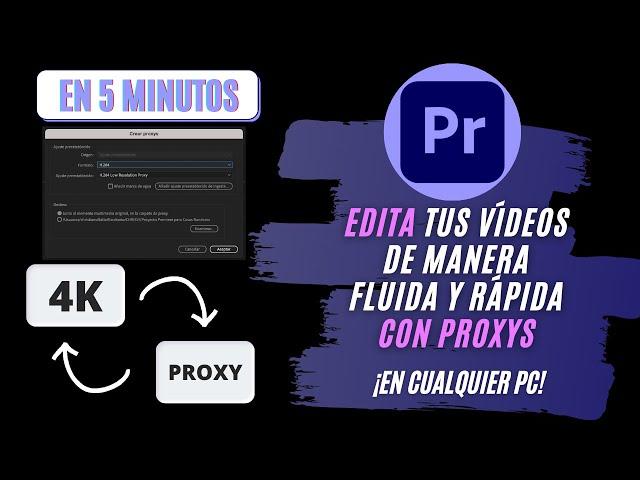 How to EDIT with PROXY - PROXYS | Adobe Premiere Pro Tutorial