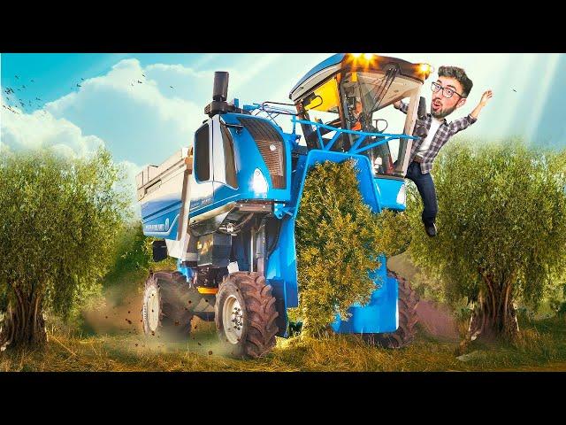 MI PRIMERA VEZ COSECHANDO ACEITUNAS en FARMING SIMULATOR 25  #48