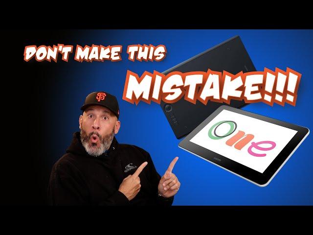 Don't make this mistake!! What's the difference? Wacom One vs Intuos Pro