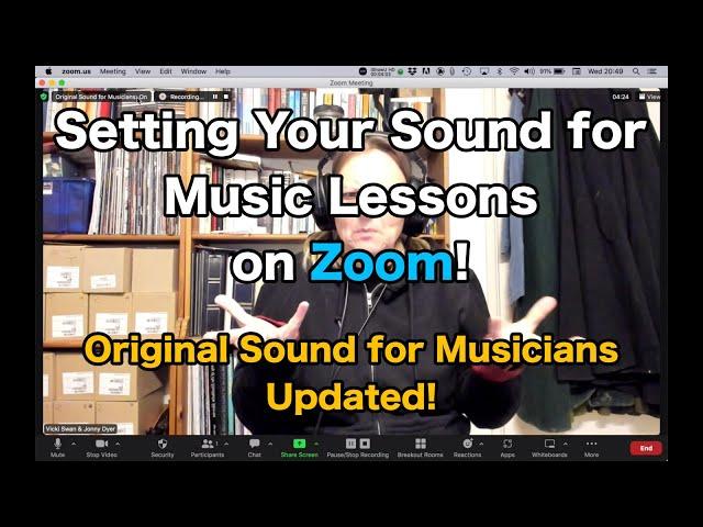 Zoom settings for Music Lessons (update)