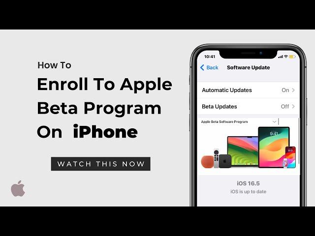 How To Get Beta Software  Updates On iPhone | How To Join Apple Beta Software Program ! For Free Now