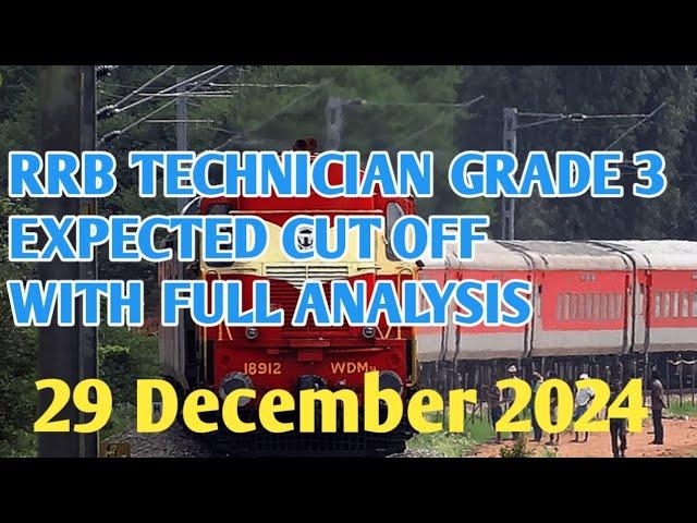 rrb technician grade 3 expected cutoff #rrbtechnician expected cutoff