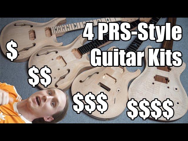 Comparing 4 different PRS Guitar Kits | Low budget to highest quality