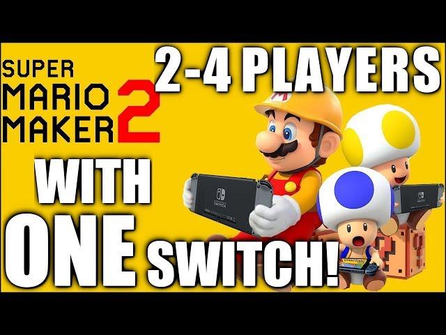 HOW TO DO Multiplayer with ONE Switch | Mario Maker 2 | The Basement