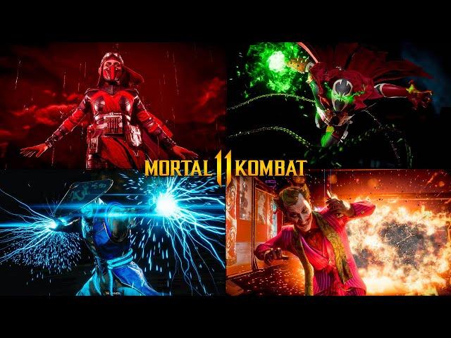 Mortal Kombat 11 All Characters Victory Poses / Outros | 2K 60FPS