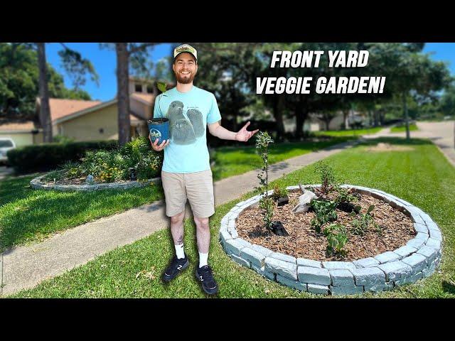 How To Create A Front Yard Vegetable Garden On A Budget!