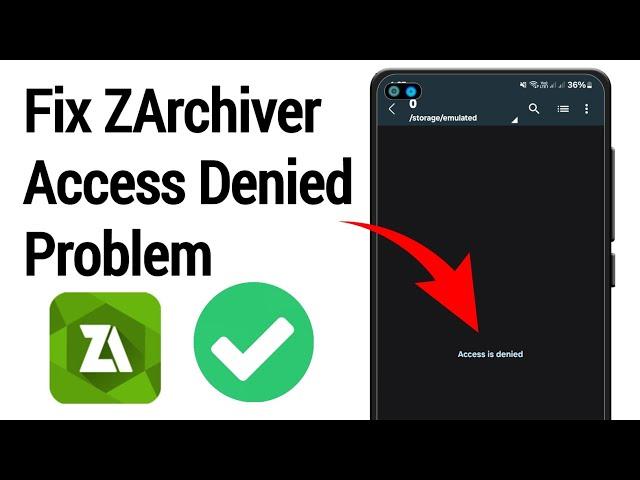 How to Fix Access Denied Problem in Zarchiver (2025) | Obb File Access denied android 11, 12 13, 14