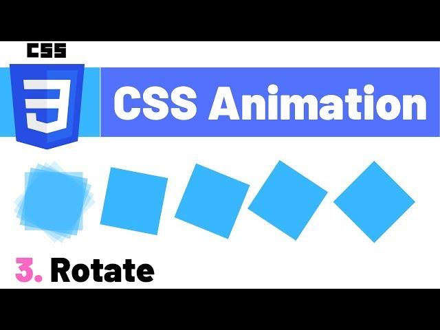 CSS Animation Tutorial - Rotate Property