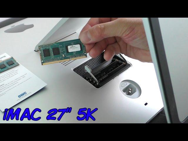 How to install RAM - Memory on a Apple iMAC 27" 5K