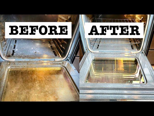 CLEANING OVEN WITH THE PINK STUFF | OVEN CLEANING