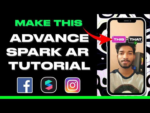 How to Make "This or That" Quiz Instagram Filter Spark AR Tutorial