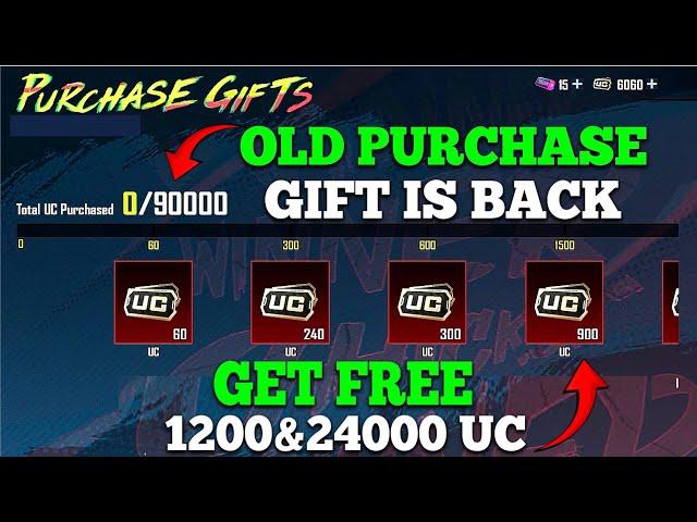 New Purchase Gift Release Date | Get Free 1200,24000 UC | New Event Mecha Battle | PUBGM