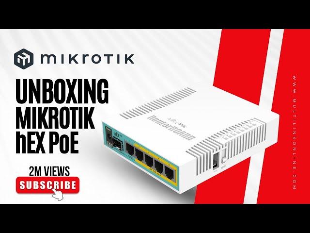 Mikrotik hEX PoE Unboxing