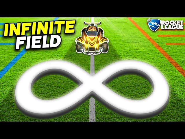 Rocket League, but the field is INFINITE