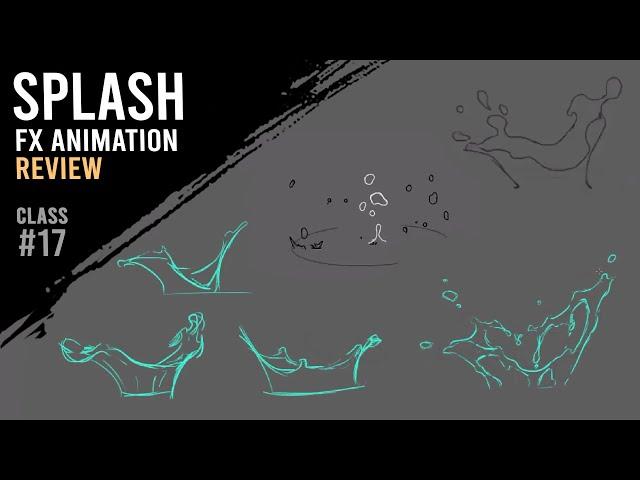 Splash animation review ["Basics of 2D FX" course]