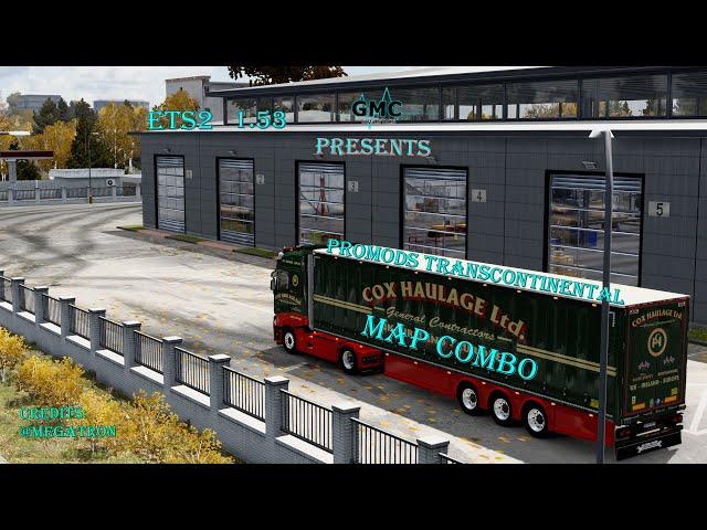 ETS2 1.53 - GMC Logistics - ProMods TransContinental Map Combo - 23.12.2024