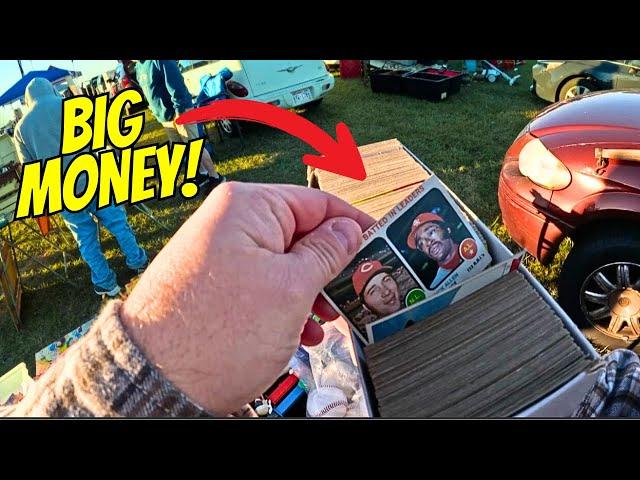 This Flea Market Sports Card Mystery Box was Insane!