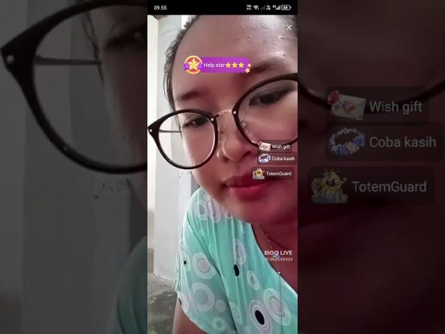 bigo live tante daster transparan