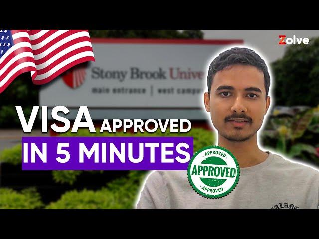 US F1 Visa Interview Experience | Mumbai Consulate | Stony Brook University