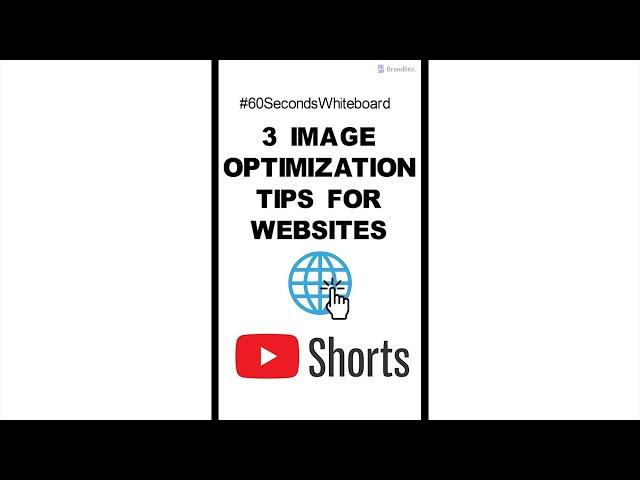 3 Top Image Optimization Tips for Website #Shorts