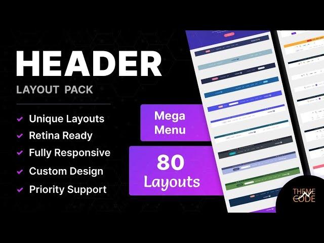 Header Layout Pack for Divi by TNC | #Divi_Header |