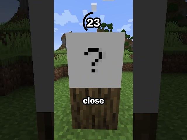 Guess the Minecraft block in 60 seconds 65