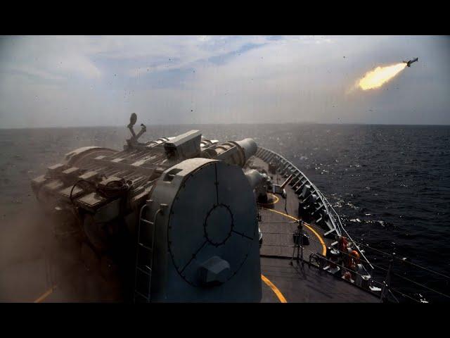PAKISTAN NAVY REAFFIRMS OPERATIONAL READINESS BY FIRE POWER DISPLAY IN NORTH ARABIAN SEA