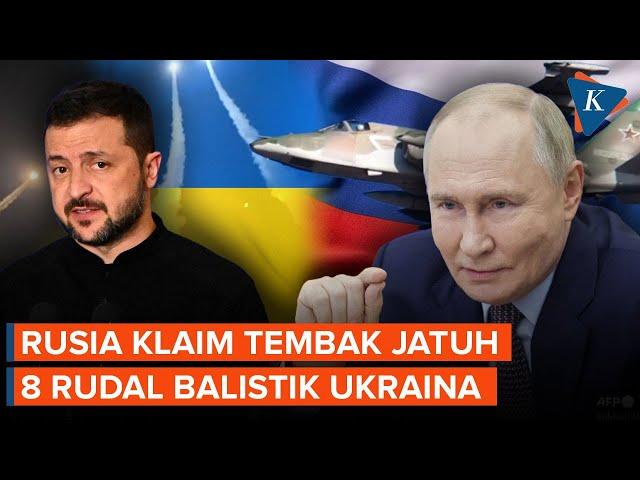 Perang Senjata Jarak Jauh Berlanjut, Rusia Tembak Jatuh 8 Rudal Balistik Ukraina