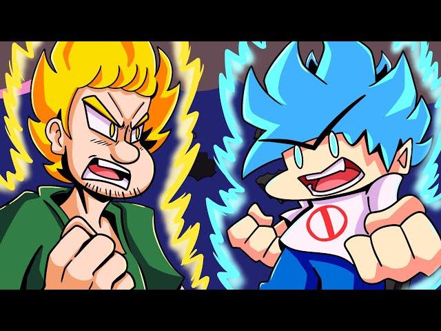 BOYFRIEND vs. SHAGGY?! Friday Night Funkin' Logic | Cartoon Animation