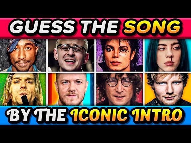 Guess the Song by ITS ICONIC INTRO  (Very Easy - Hard) | Music Quiz