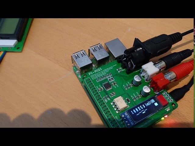 PI-MIDI a MT32 baremetal using a PI and with I2s Audio Codec.