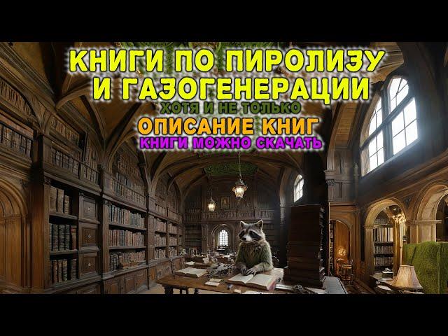 Книги по пиролизу, газогенерации и не только, с описаниями и  доступные для скачивания.